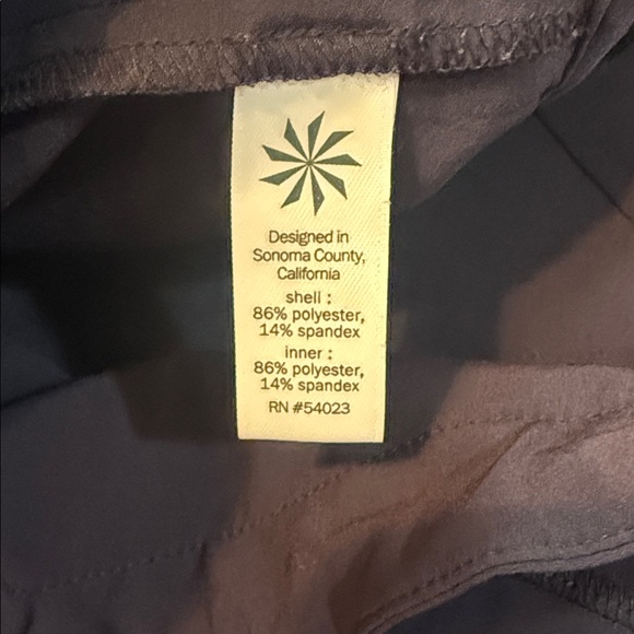 Athleta Navy Blue Athletic Skort with Built-In Shorts Size 12 - Picture 5 of 7